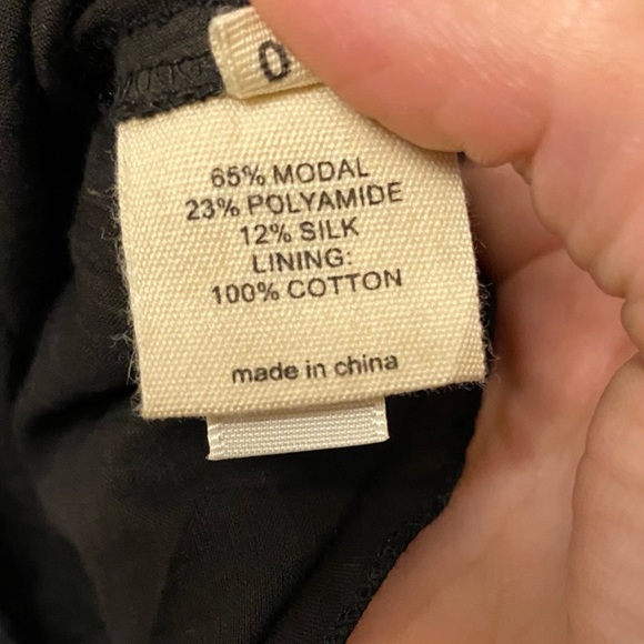 L’Agence Black Peplum Strapless Sleeveless Top Blouse Frilly Open Back Ruched - Picture 11 of 14